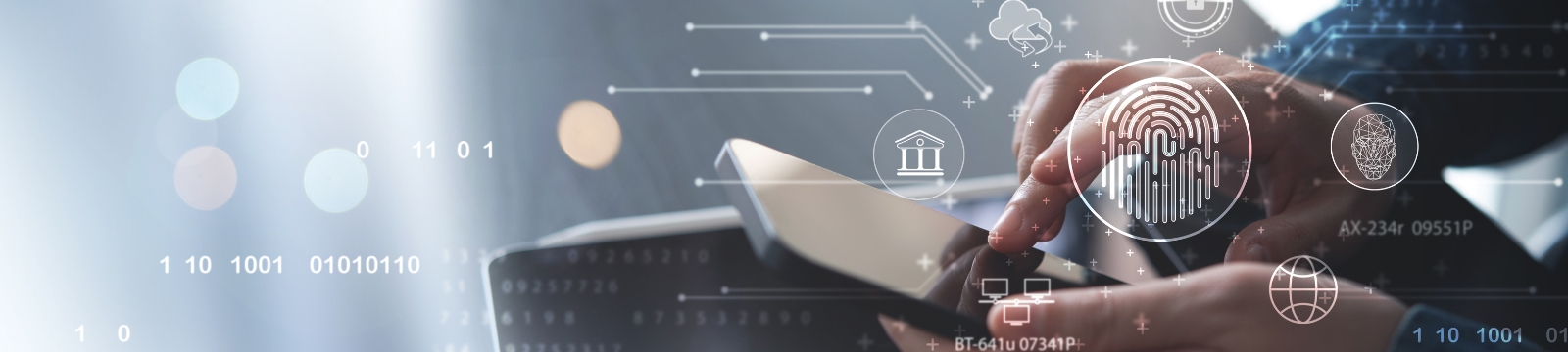 Laptop with a Locked Stack of Files on the Screen